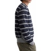 image:imageAG Adriano Goldschmied Mens Blake Crew SweatshirtNavyGrey Stripe