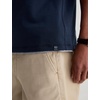 image:imageAG Adriano Goldschmied Mens Como Double Layer Classic Fit SS Crew Neck TShirtDeep NavyHeather Grey