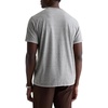 image:imageAG Adriano Goldschmied Mens Como Double Layer Classic Fit SS Crew Neck TShirtHeather GreyTrue White
