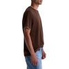image:imageAG Adriano Goldschmied Mens Como Double Layer Classic Fit SS Crew Neck TShirtOak BarrelDry Dust