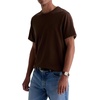 image:imageAG Adriano Goldschmied Mens Como Double Layer Classic Fit SS Crew Neck TShirtOak BarrelDry Dust