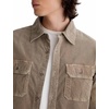 image:imageAG Adriano Goldschmied Mens Curtis Classic Fit Work ShirtSulfur Industrial Taupe