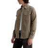 image:imageAG Adriano Goldschmied Mens Curtis Classic Fit Work ShirtSulfur Industrial Taupe
