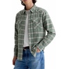 image:imageAG Adriano Goldschmied Mens Huston Classic Fit Western ShirtGreen Multi