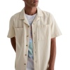 image:imageAG Adriano Goldschmied Mens Marco Relaxed Fit Camp ShirtChampagne