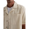 image:imageAG Adriano Goldschmied Mens Marco Relaxed Fit Camp ShirtChampagne