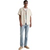 image:imageAG Adriano Goldschmied Mens Marco Relaxed Fit Camp ShirtChampagne