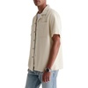image:imageAG Adriano Goldschmied Mens Marco Relaxed Fit Camp ShirtChampagne