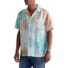 image:imageAG Adriano Goldschmied Mens Marco Relaxed Fit Camp ShirtPoolside Aqua