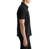 image:imageAG Adriano Goldschmied Mens Mason SS Classic Fit Work ShirtBlackNatural Stripe