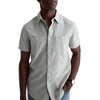 image:imageAG Adriano Goldschmied Mens Mason SS Classic Fit Work ShirtFaded Moss