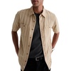 image:imageAG Adriano Goldschmied Mens Mason SS Classic Fit Work ShirtNaturalBlack Stripe