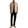 image:imageAG Adriano Goldschmied Mens Mason SS Classic Fit Work ShirtNaturalBlack Stripe