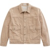 image:imageAG Adriano Goldschmied Mens Sid Pleated Trucker JacketBeige