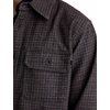 image:imageAG Adriano Goldschmied Mens Wesley Relaxed Fit LS Utility ShirtTweedy Houndstooth Maroon Multi