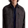 image:imageAG Adriano Goldschmied Mens Wesley Relaxed Fit LS Utility ShirtTweedy Houndstooth Maroon Multi