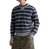 image:imageAG Adriano Goldschmied Mens Blake Crew SweatshirtNavyGrey Stripe