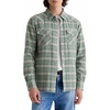 image:imageAG Adriano Goldschmied Mens Huston Classic Fit Western ShirtGreen Multi