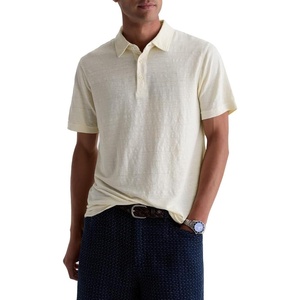 image:imageAG Adriano Goldschmied Mens Bryce Classic Fit SS Polo TShirtChampagne