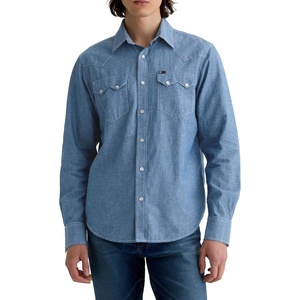 image:imageAG Adriano Goldschmied Mens Brynner Relaxed Fit Western ShirtDesert Dawn