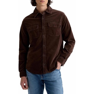 image:imageAG Adriano Goldschmied Mens Curtis Classic Fit Work ShirtSulfur Raw Umber
