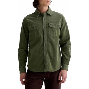 image:imageAG Adriano Goldschmied Mens Curtis Classic Fit Work ShirtSulfur Urban Green
