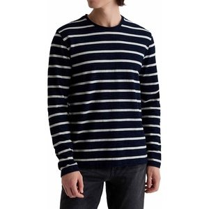 image:imageAG Adriano Goldschmied Mens Danny LS ShirtNavyNatural Stripe