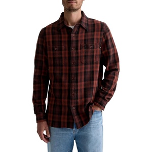 image:imageAG Adriano Goldschmied Mens Mason Work ShirtBurgundy Multi