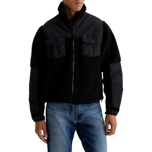 image:imageAG Adriano Goldschmied Mens Wylie Relaxed Fleece JacketBlack