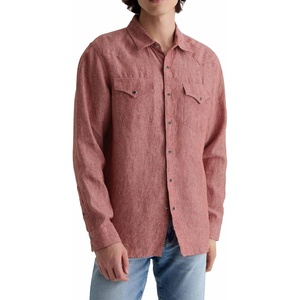image:imageALMOSTGOLF AG Mens Huston Western ShirtAdobe Clay