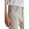 image:imageAG Adriano Goldschmied Mens Everett Slim Straight Sueded Sateen PantCoastal Pebble