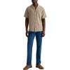 image:imageAG Adriano Goldschmied Mens Everett Slim Straight Sueded Sateen PantSulfur Deep Sea