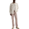 image:imageAG Adriano Goldschmied Mens Everett Slim Straight Sueded Sateen PantSulfur Desert Mauve