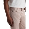 image:imageAG Adriano Goldschmied Mens Everett Slim Straight Sueded Sateen PantSulfur Desert Mauve