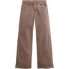 image:imageAG Adriano Goldschmied Womens Adria Low Rise Baggy Wide Leg JeansSulfur Taupe Grey