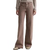 image:imageAG Adriano Goldschmied Womens Adria Low Rise Baggy Wide Leg JeansSulfur Taupe Grey