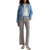 image:imageAG Adriano Goldschmied Womens Caden Mid Rise Straight TrouserSulfur Pebble Grey