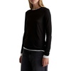 image:imageAG Adriano Goldschmied Womens Eleni Doubled Layered TopSuper BlackPowder