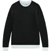 image:imageAG Adriano Goldschmied Womens Eleni Doubled Layered TopSuper BlackPowder