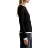 image:imageAG Adriano Goldschmied Womens Eleni Doubled Layered TopSuper BlackPowder