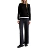 image:imageAG Adriano Goldschmied Womens Eleni Doubled Layered TopSuper BlackPowder