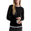 image:imageAG Adriano Goldschmied Womens Eleni Doubled Layered TopSuper BlackPowder