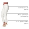 image:imageAG Adriano Goldschmied Womens Ex Boyfriend Slim Jeans1 Year Tonal White