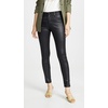 image:imageAG Adriano Goldschmied Womens Farrah HighRise Skinny Fit Ankle PantLeatherette Super Black