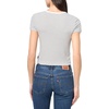 image:imageAG Adriano Goldschmied Womens Hutton CrewPencil Stripe ExwhiteTrue Bl