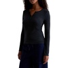 image:imageAG Adriano Goldschmied Womens Jessa Vintage HenleyHeather Charcoal