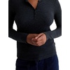 image:imageAG Adriano Goldschmied Womens Jessa Vintage HenleyHeather Charcoal