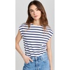 image:imageAG Adriano Goldschmied Womens Lyra TopTrue WhiteNavy