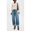 image:imageAG Adriano Goldschmied Womens Mercer High Rise Cuffed Barrel JeanNouveau