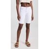 image:imageAG Adriano Goldschmied Womens Nikki Mid Rise Relaxed Skinny Short1 Year Classic White
